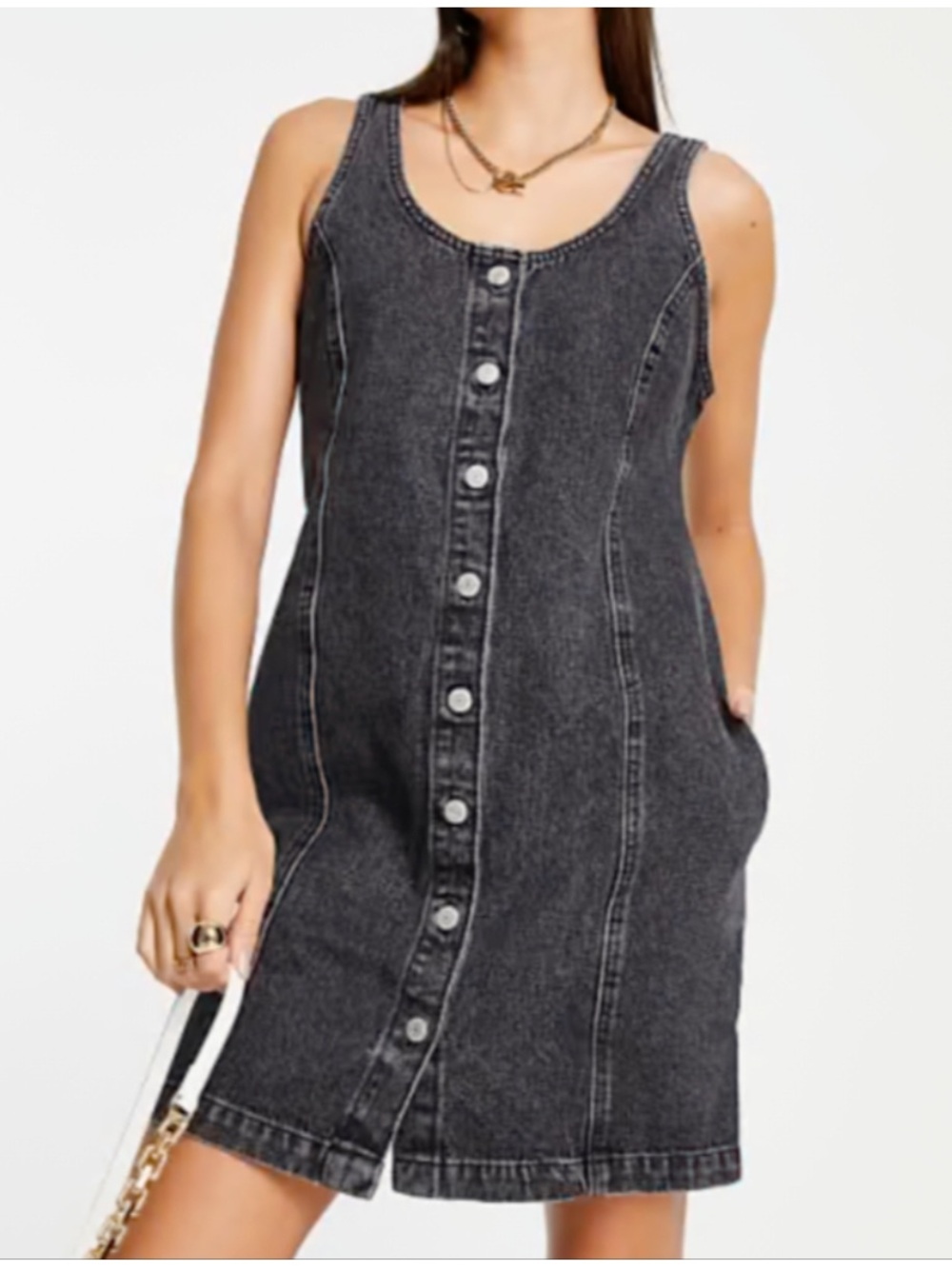 Levi’s Denim Button Down Mini Dress